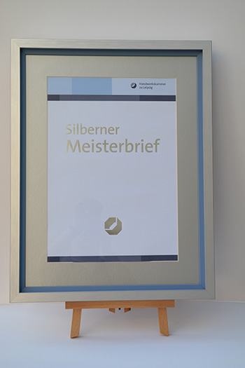 Silberner Meisterbrief